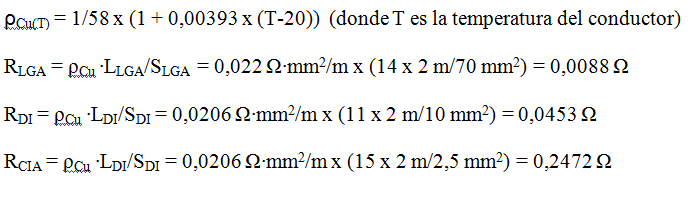 calculo cortocircuito Prysmian